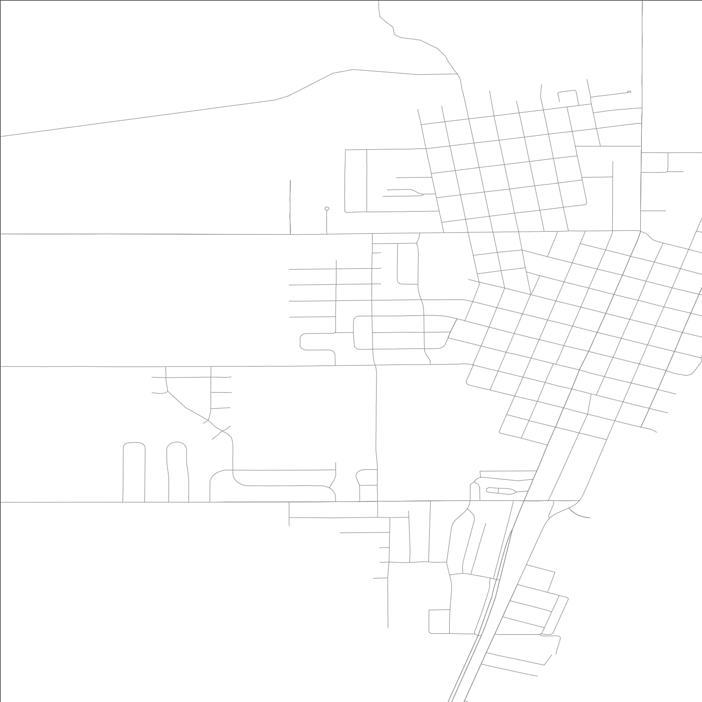 ROAD MAP OF CHILLICOTHE, ILLINOIS BY MAPBAKES