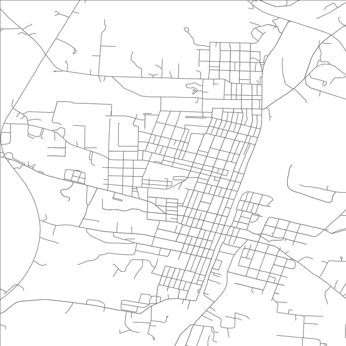 ROAD MAP OF DE SOTO, MISSOURI BY MAPBAKES