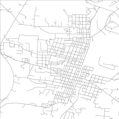 ROAD MAP OF DE SOTO, MISSOURI BY MAPBAKES