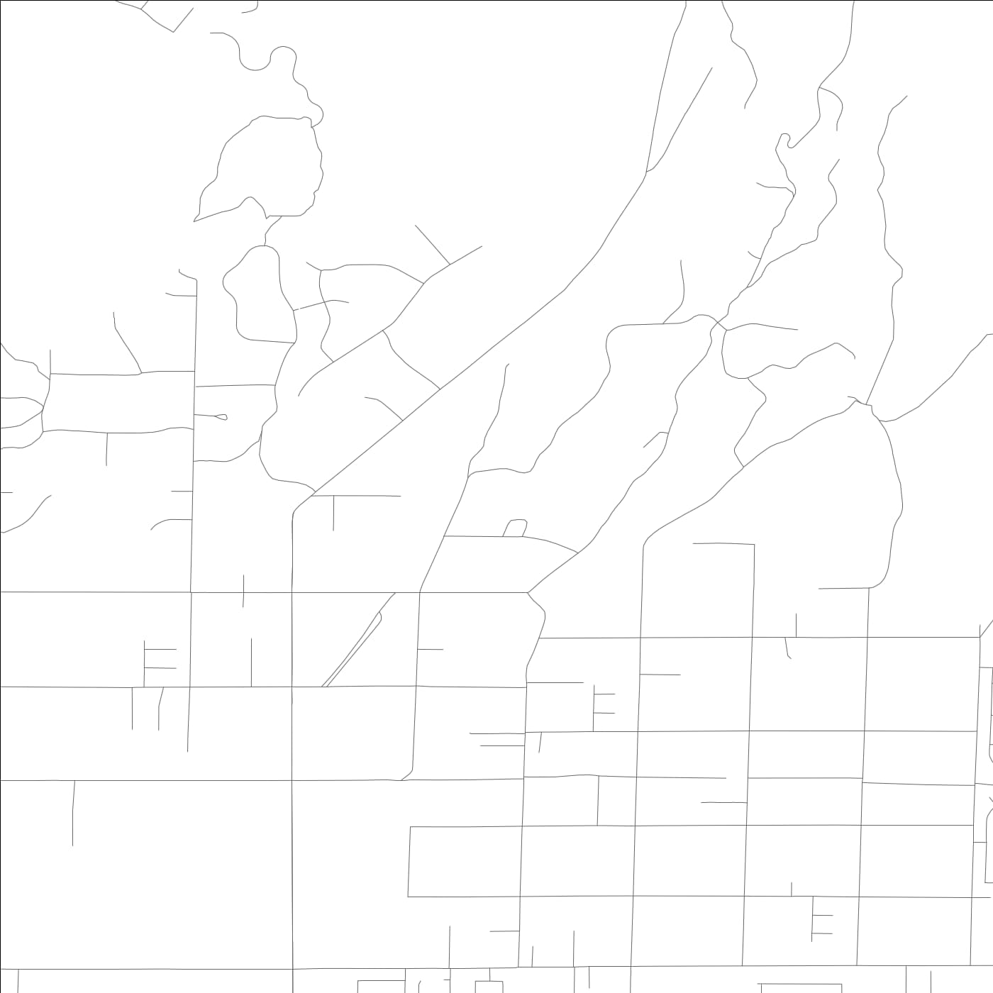 ROAD MAP OF CHERRY VALLEY, CALIFORNIA BY MAPBAKES