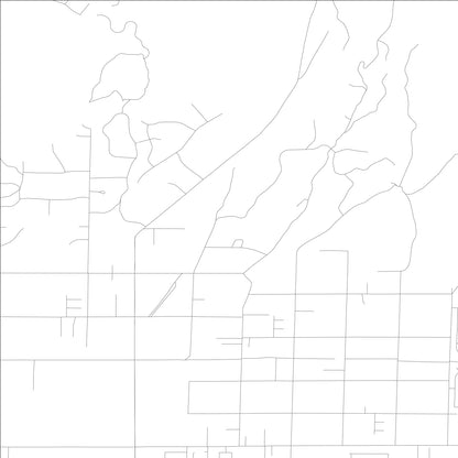 ROAD MAP OF CHERRY VALLEY, CALIFORNIA BY MAPBAKES