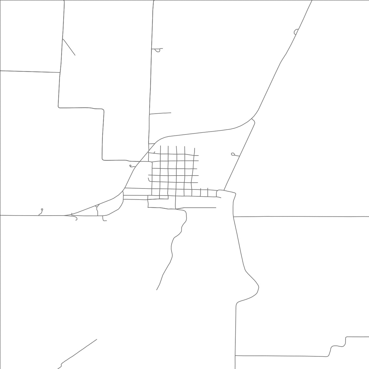 ROAD MAP OF DE WITT, MISSOURI BY MAPBAKES