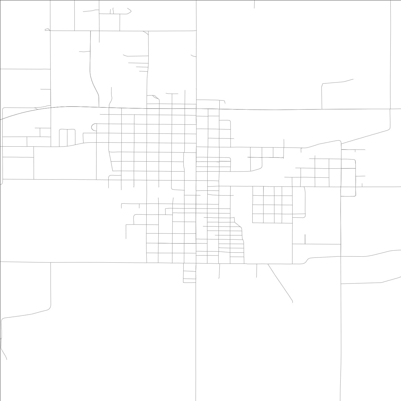 ROAD MAP OF CHRISTOPHER, ILLINOIS BY MAPBAKES