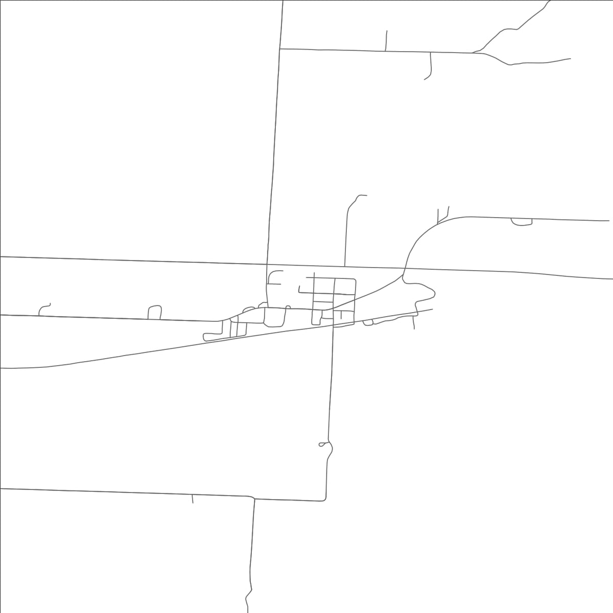 ROAD MAP OF DEERFIELD, MISSOURI BY MAPBAKES