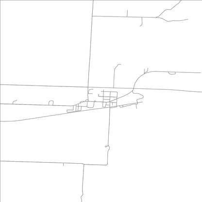 ROAD MAP OF DEERFIELD, MISSOURI BY MAPBAKES