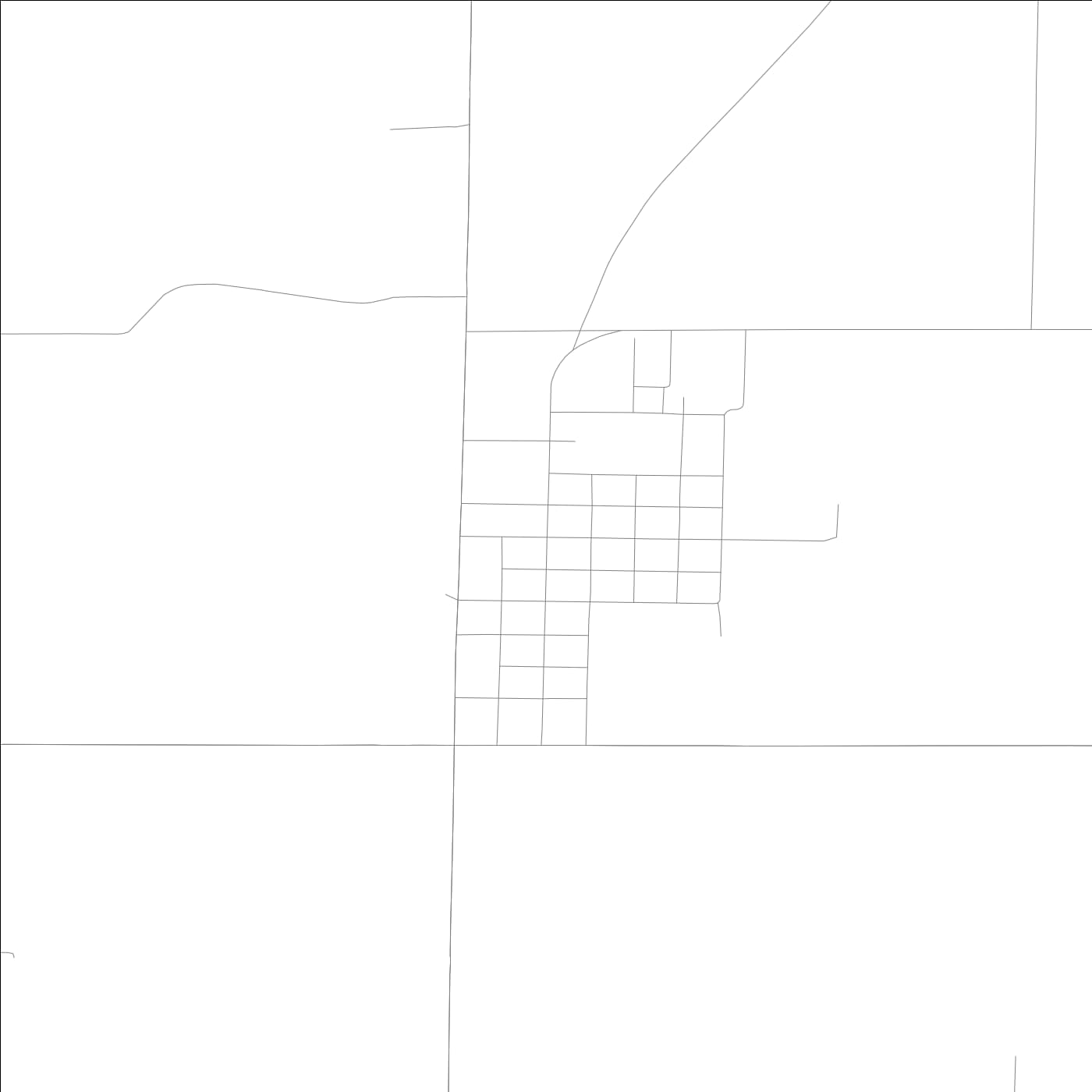 ROAD MAP OF DOON, LOWA BY MAPBAKES