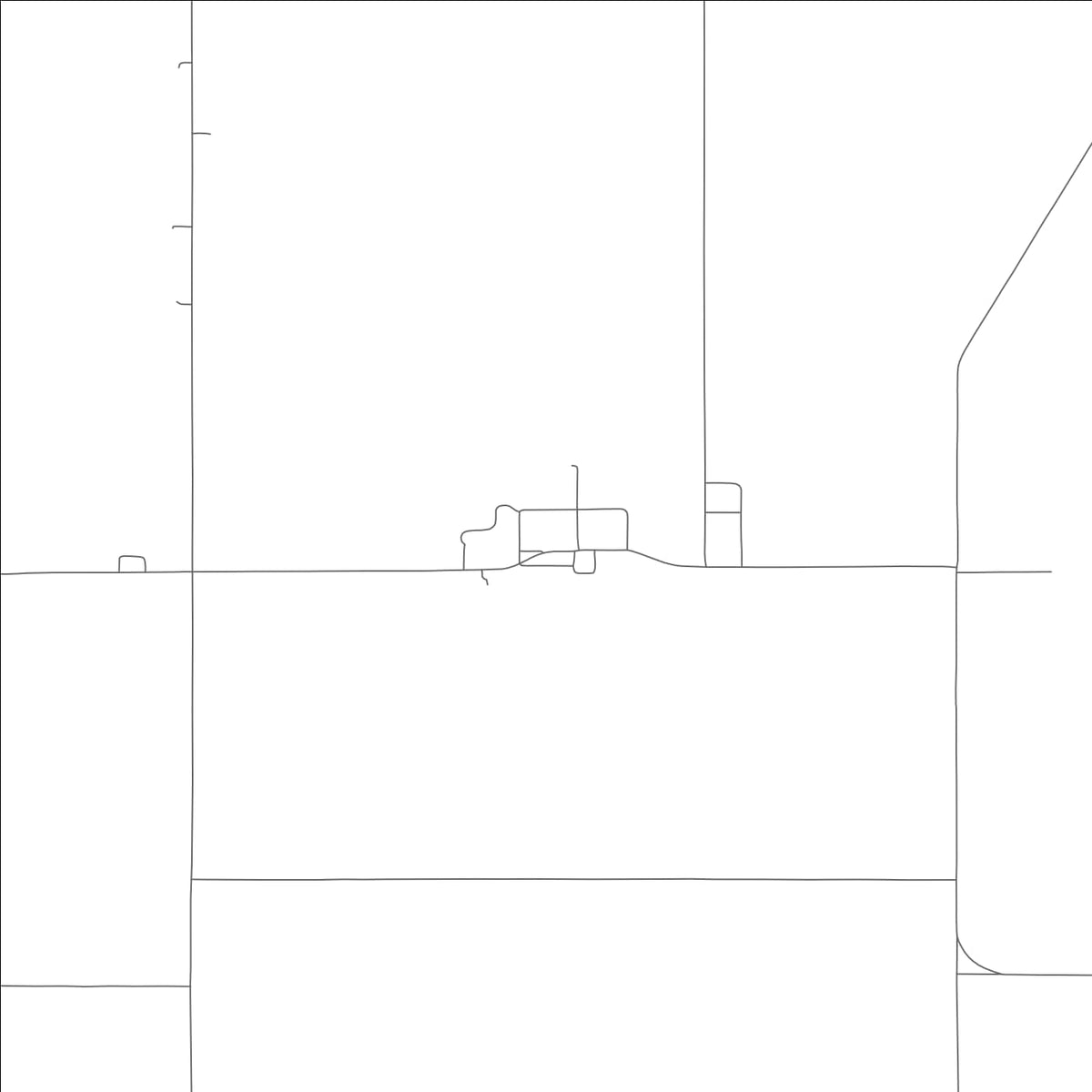ROAD MAP OF DEERING, MISSOURI BY MAPBAKES