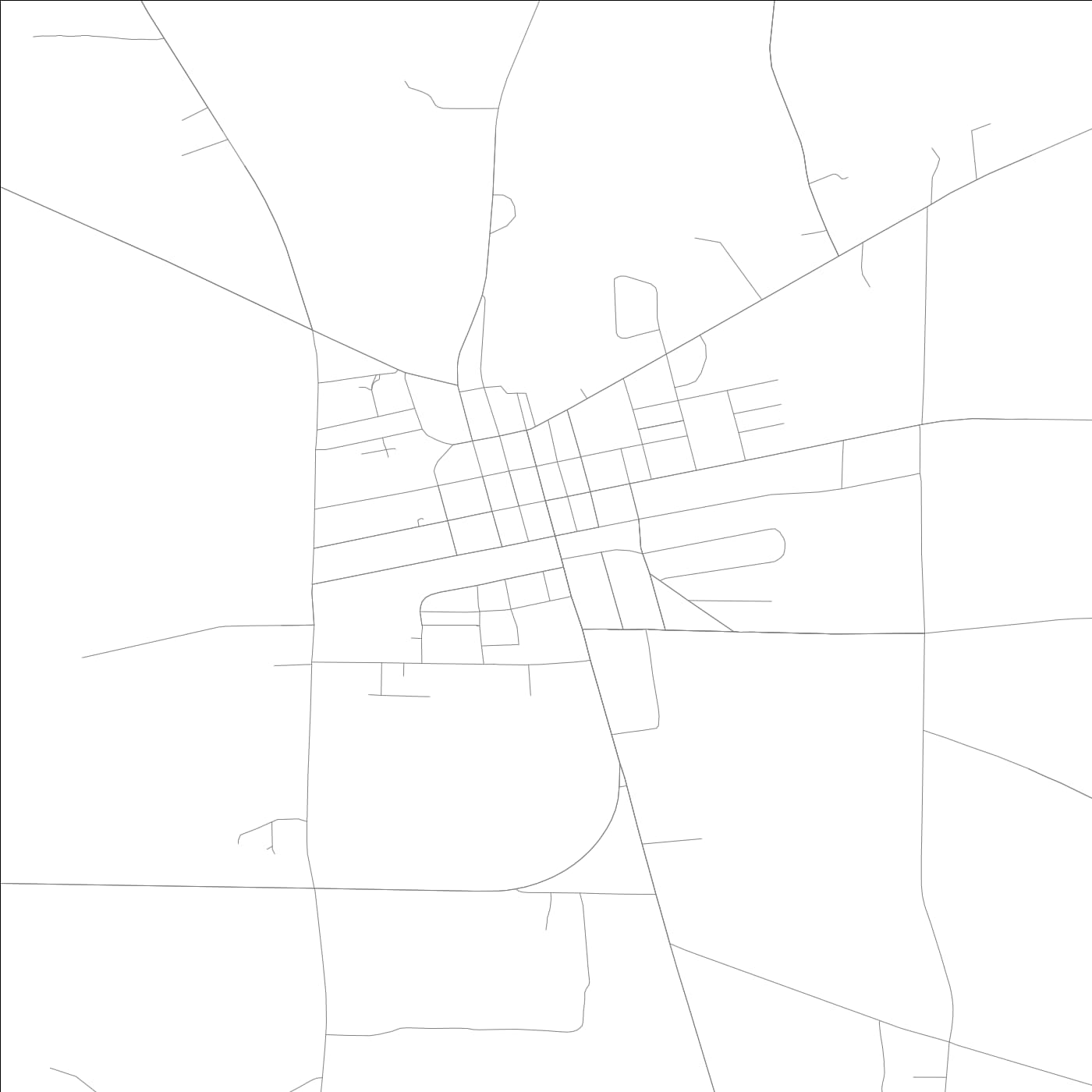 ROAD MAP OF ARLINGTON, GEORGIA BY MAPBAKES