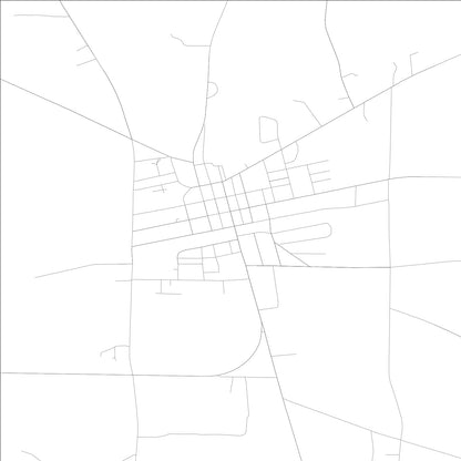 ROAD MAP OF ARLINGTON, GEORGIA BY MAPBAKES