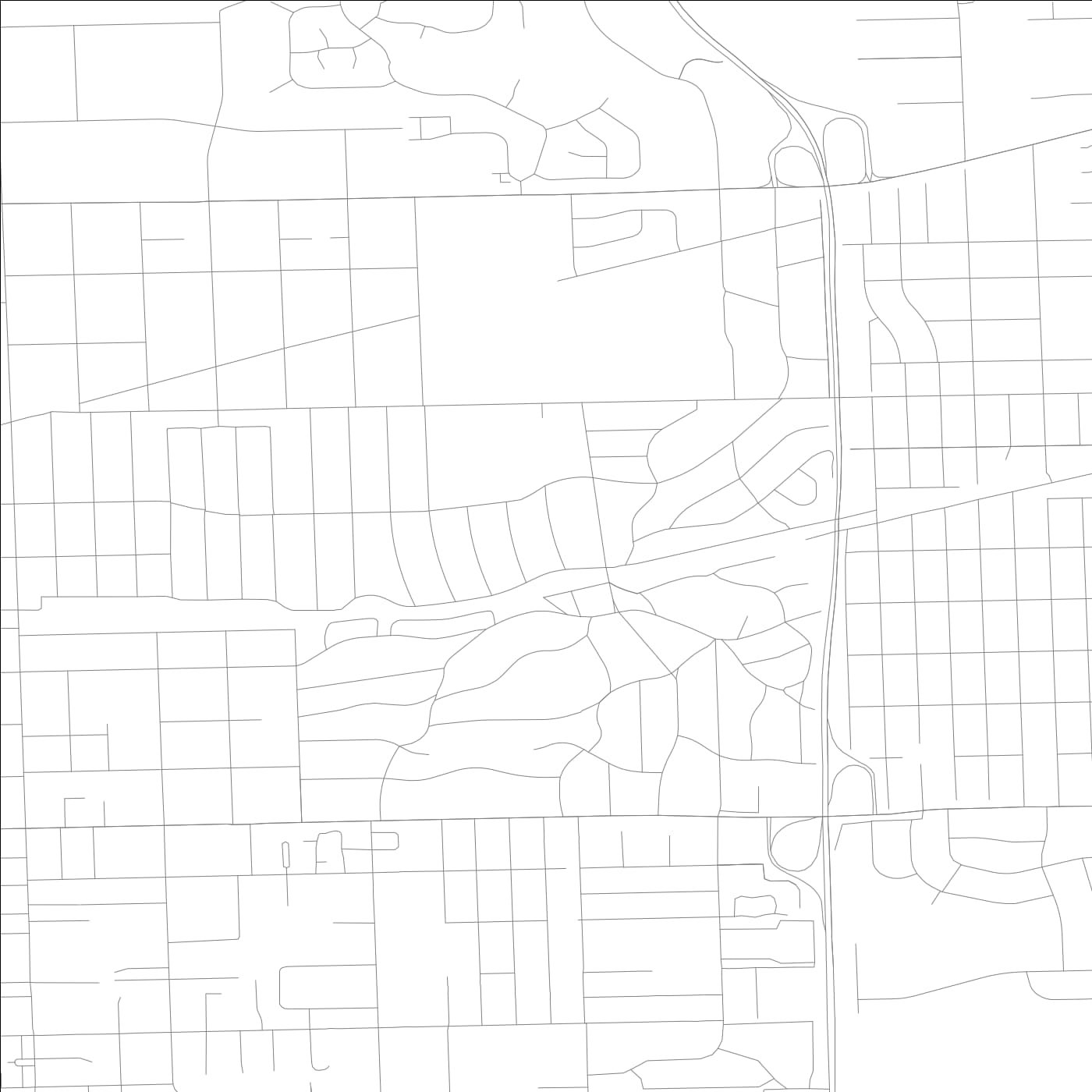 ROAD MAP OF CLARENDON HILLS, ILLINOIS BY MAPBAKES