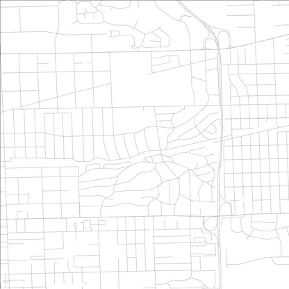 ROAD MAP OF CLARENDON HILLS, ILLINOIS BY MAPBAKES