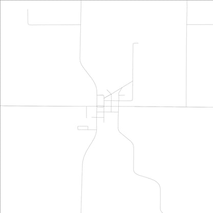 ROAD MAP OF DRAKESVILLE, LOWA BY MAPBAKES