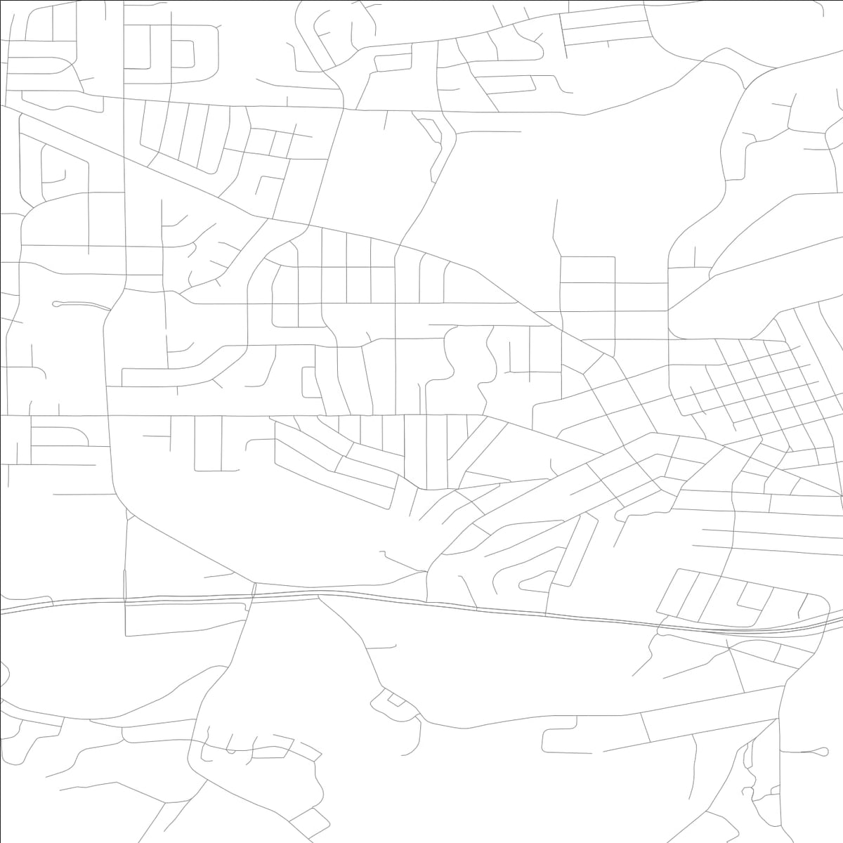 ROAD MAP OF DUBUQUE, LOWA BY MAPBAKES