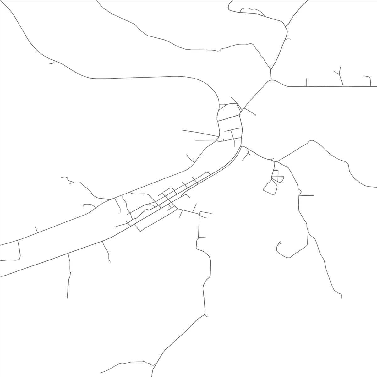 ROAD MAP OF DES ARC, MISSOURI BY MAPBAKES