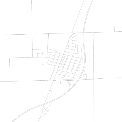 ROAD MAP OF CLIFTON, ILLINOIS BY MAPBAKES