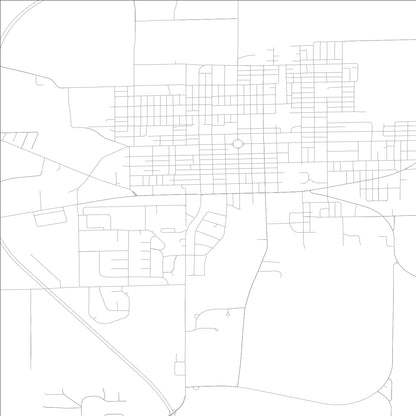 ROAD MAP OF CLINTON, ILLINOIS BY MAPBAKES