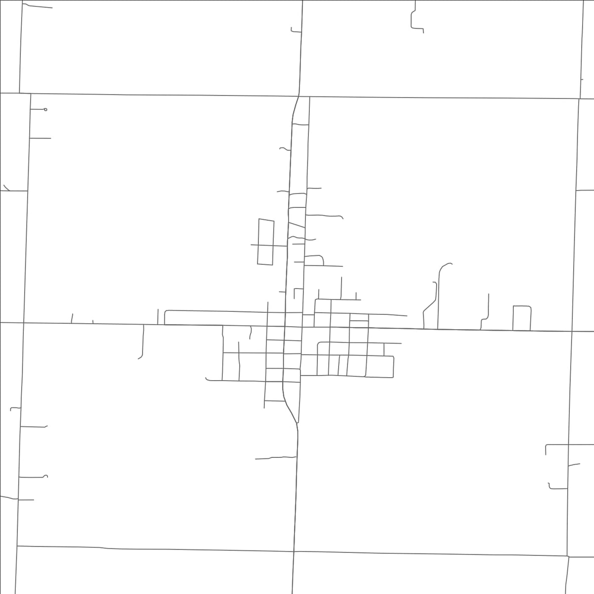 ROAD MAP OF DIAMOND, MISSOURI BY MAPBAKES