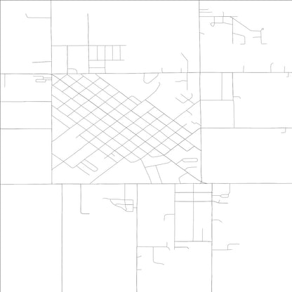 ROAD MAP OF BUHL, IDAHO BY MAPBAKES