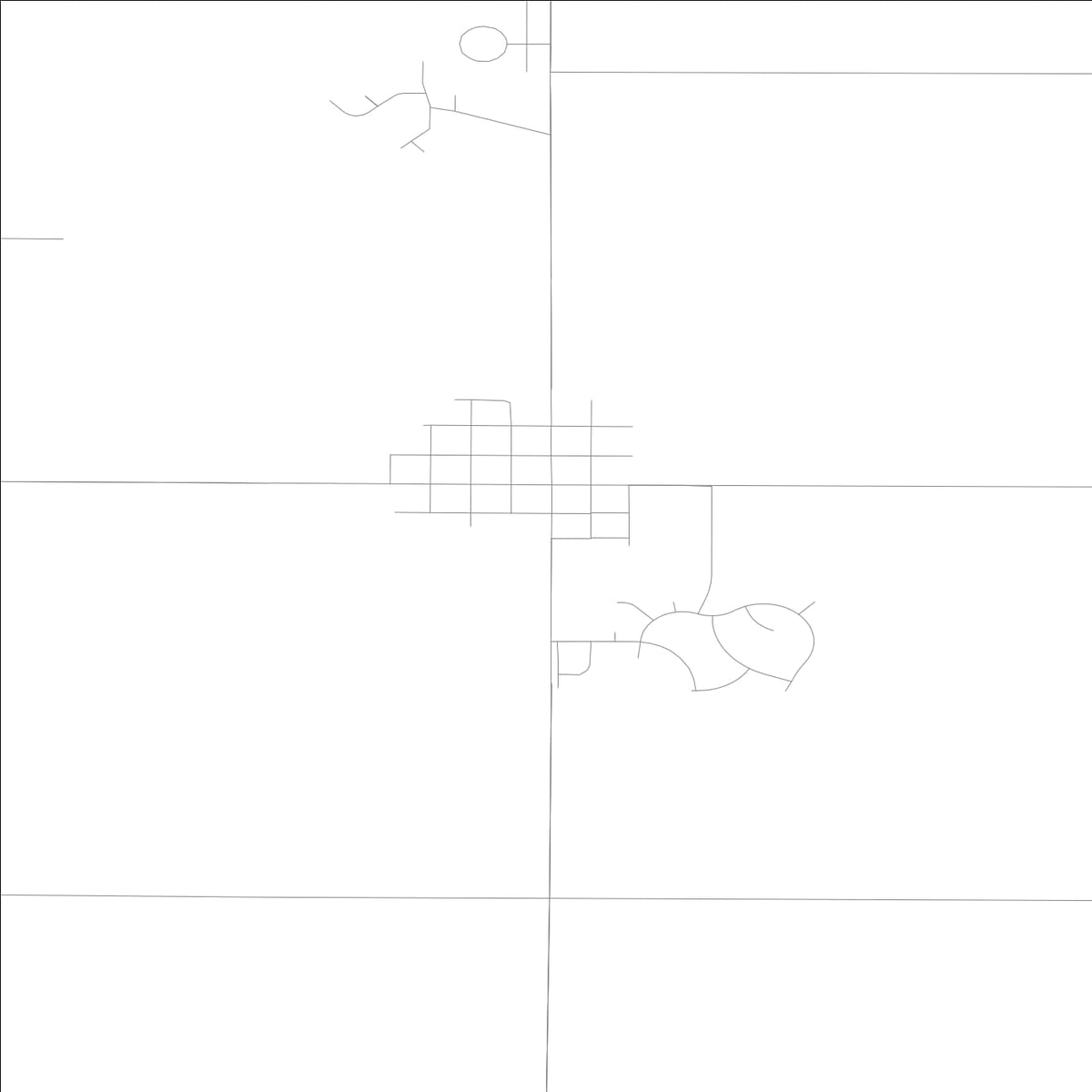 ROAD MAP OF DUNKERTON, LOWA BY MAPBAKES