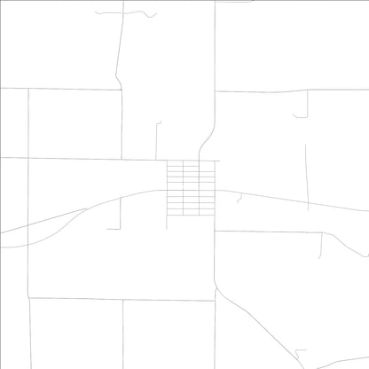 ROAD MAP OF COATSBURG, ILLINOIS BY MAPBAKES