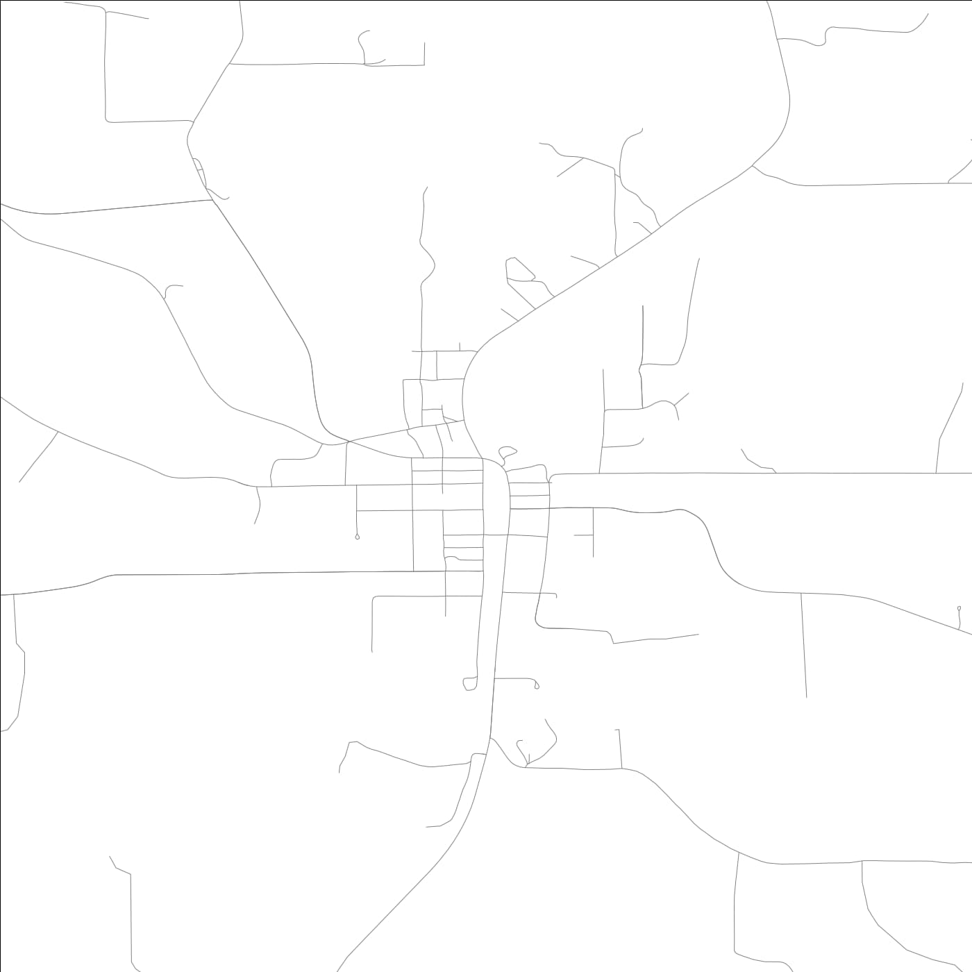 ROAD MAP OF COBDEN, ILLINOIS BY MAPBAKES