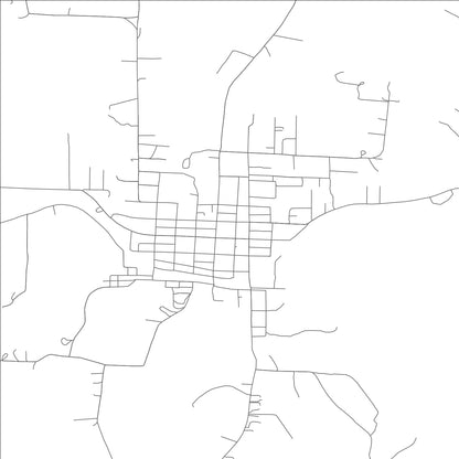 ROAD MAP OF DIXON, MISSOURI BY MAPBAKES
