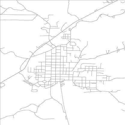 ROAD MAP OF DONIPHAN, MISSOURI BY MAPBAKES