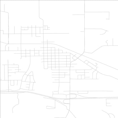 ROAD MAP OF DYERSVILLE, LOWA BY MAPBAKES