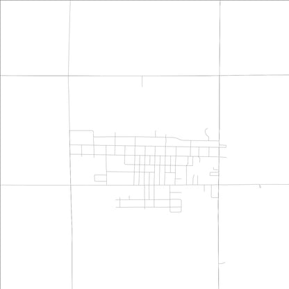ROAD MAP OF DYSART, LOWA BY MAPBAKES