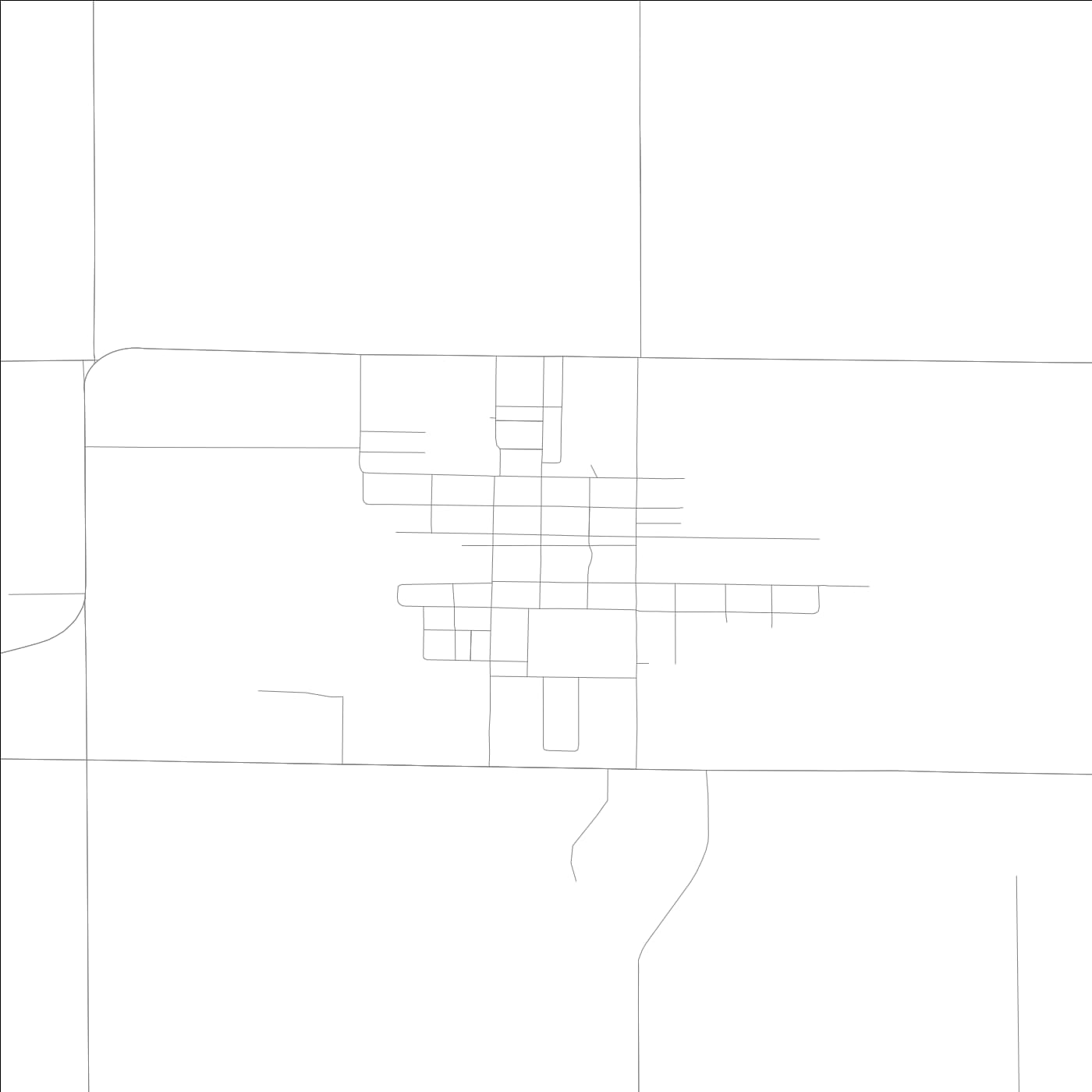 ROAD MAP OF COLFAX, ILLINOIS BY MAPBAKES