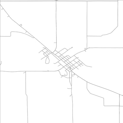 ROAD MAP OF DOWNING, MISSOURI BY MAPBAKES