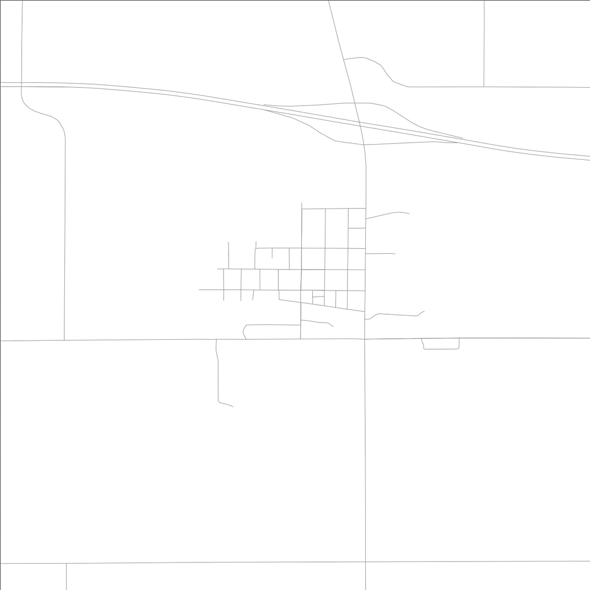 ROAD MAP OF EARLY, LOWA BY MAPBAKES