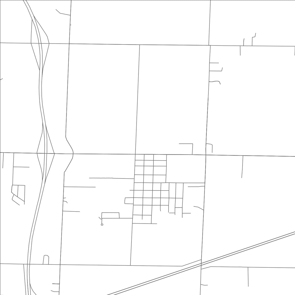 ROAD MAP OF DUENWEG, MISSOURI BY MAPBAKES