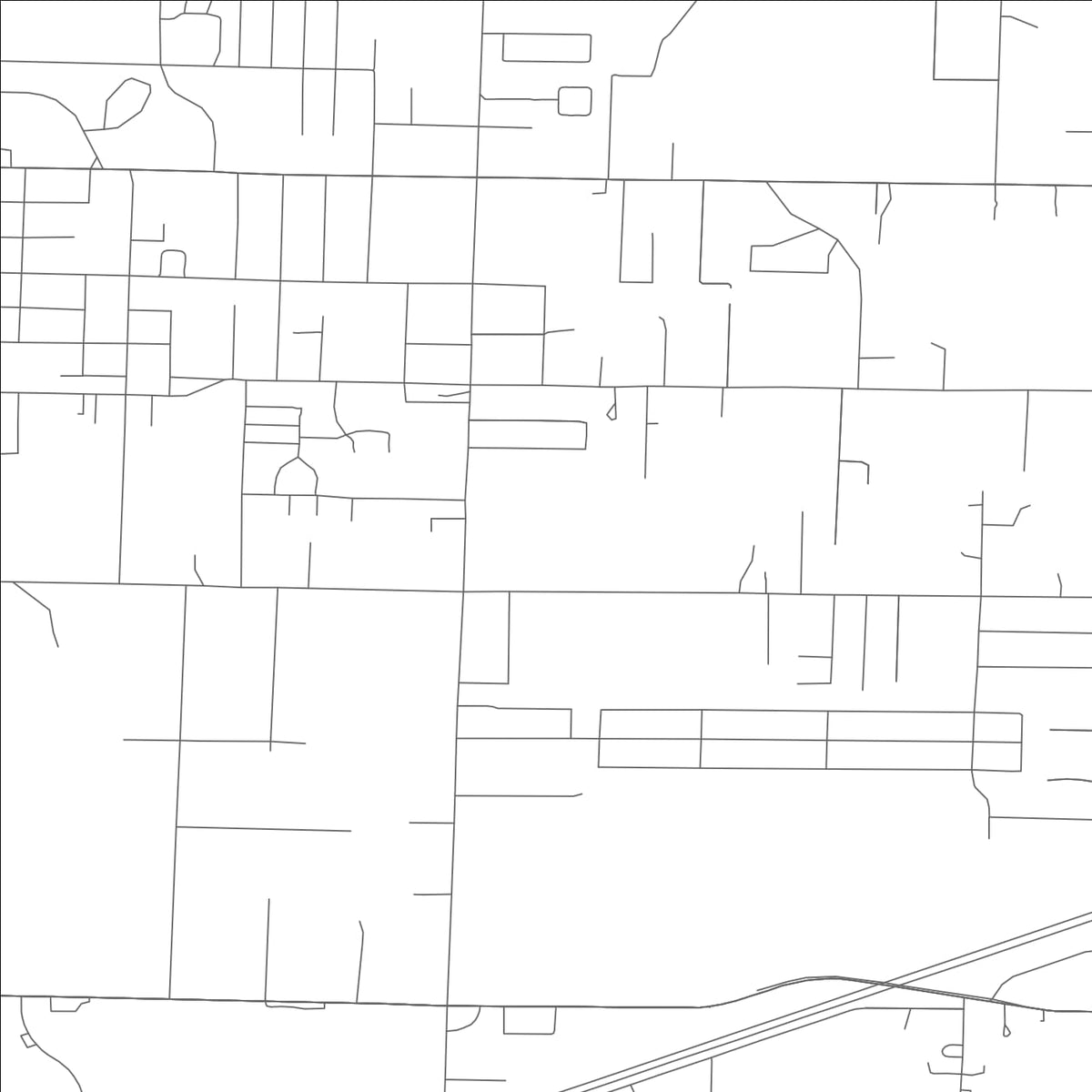 ROAD MAP OF DUQUESNE, MISSOURI BY MAPBAKES