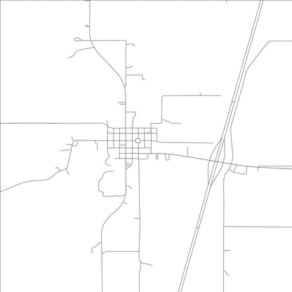 ROAD MAP OF EAGLEVILLE, MISSOURI BY MAPBAKES