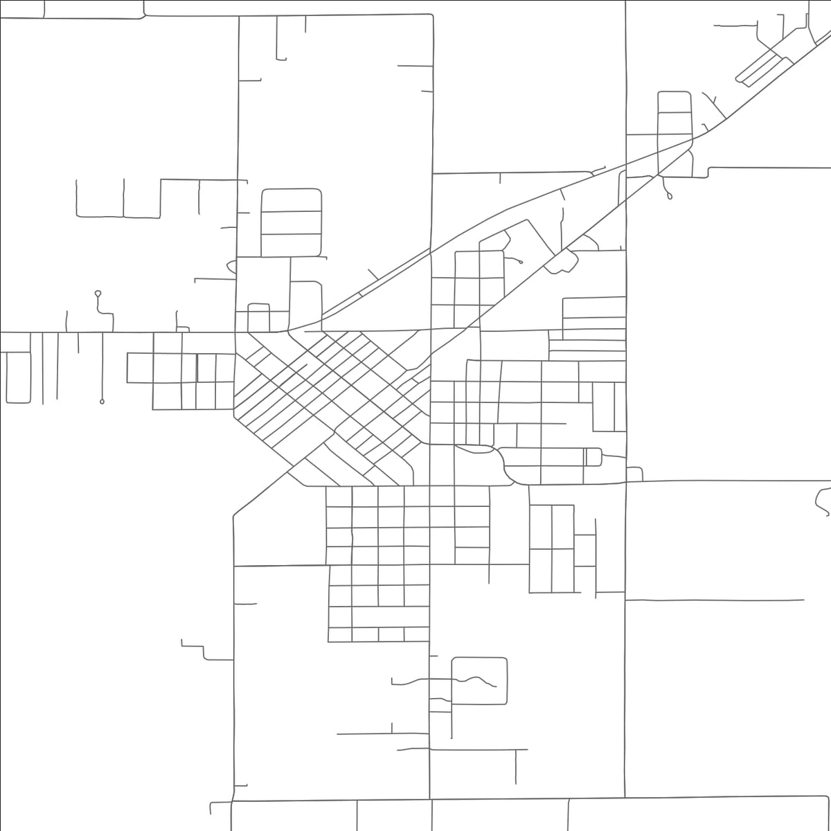 ROAD MAP OF EAST PRAIRIE, MISSOURI BY MAPBAKES