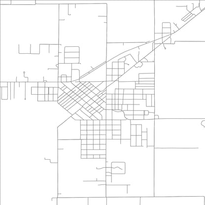 ROAD MAP OF EAST PRAIRIE, MISSOURI BY MAPBAKES