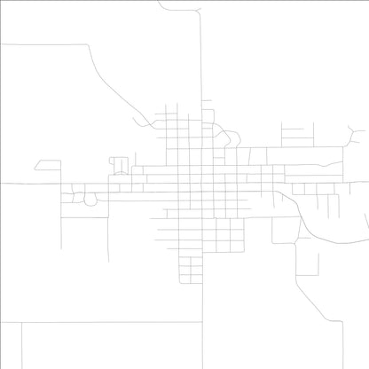 ROAD MAP OF ELDORA, LOWA BY MAPBAKES