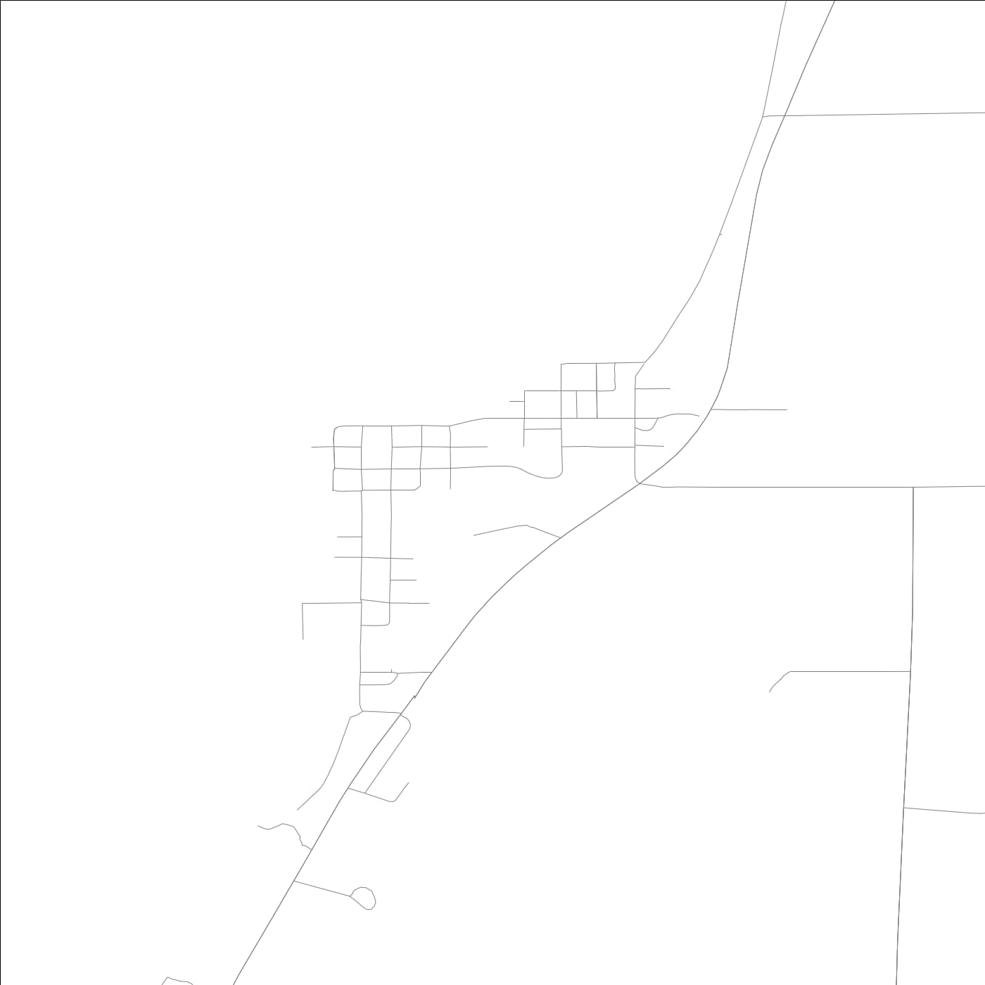 ROAD MAP OF CORDOVA, ILLINOIS BY MAPBAKES