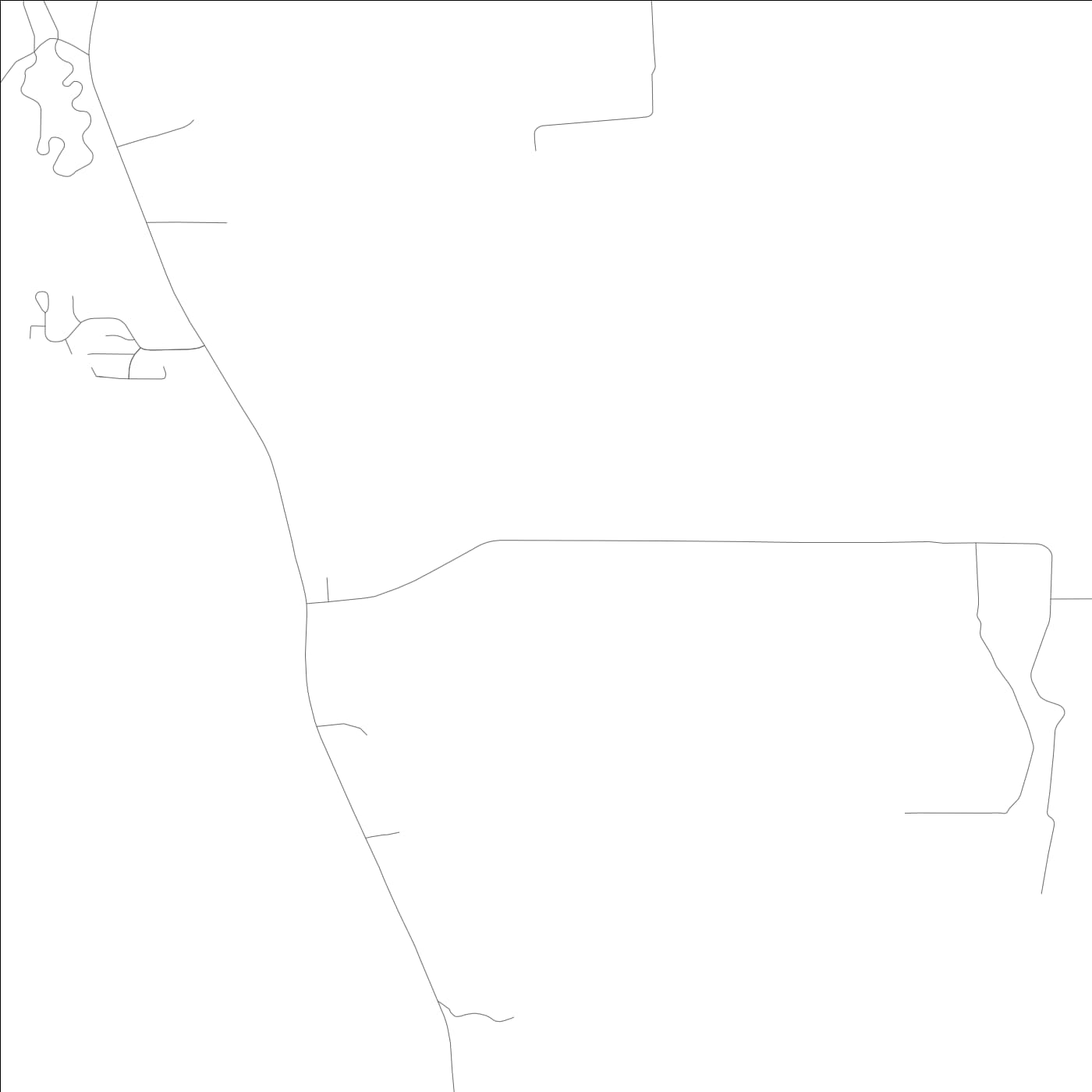 ROAD MAP OF COLEVILLE, CALIFORNIA BY MAPBAKES