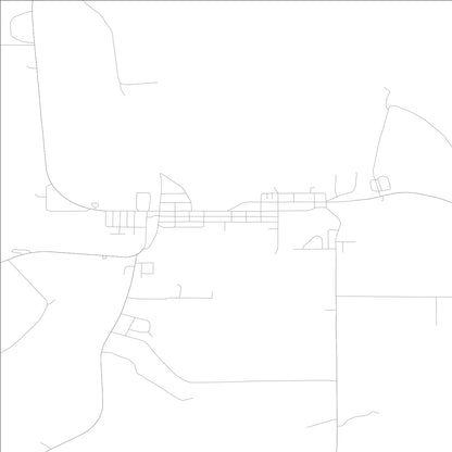 ROAD MAP OF ELGIN, LOWA BY MAPBAKES