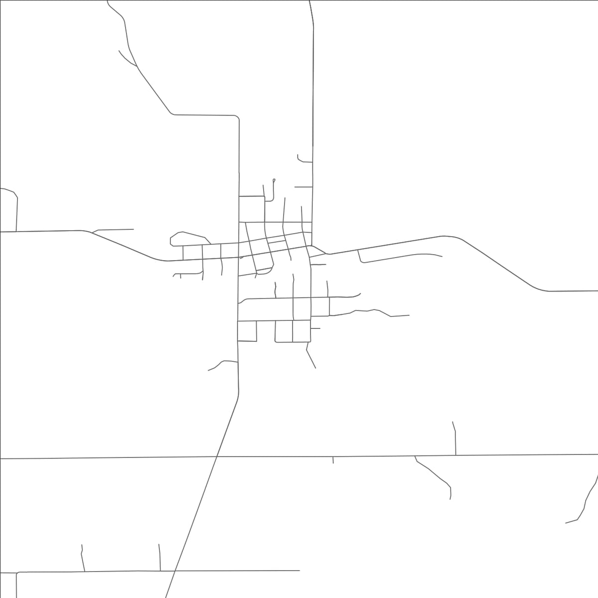 ROAD MAP OF EDGERTON, MISSOURI BY MAPBAKES