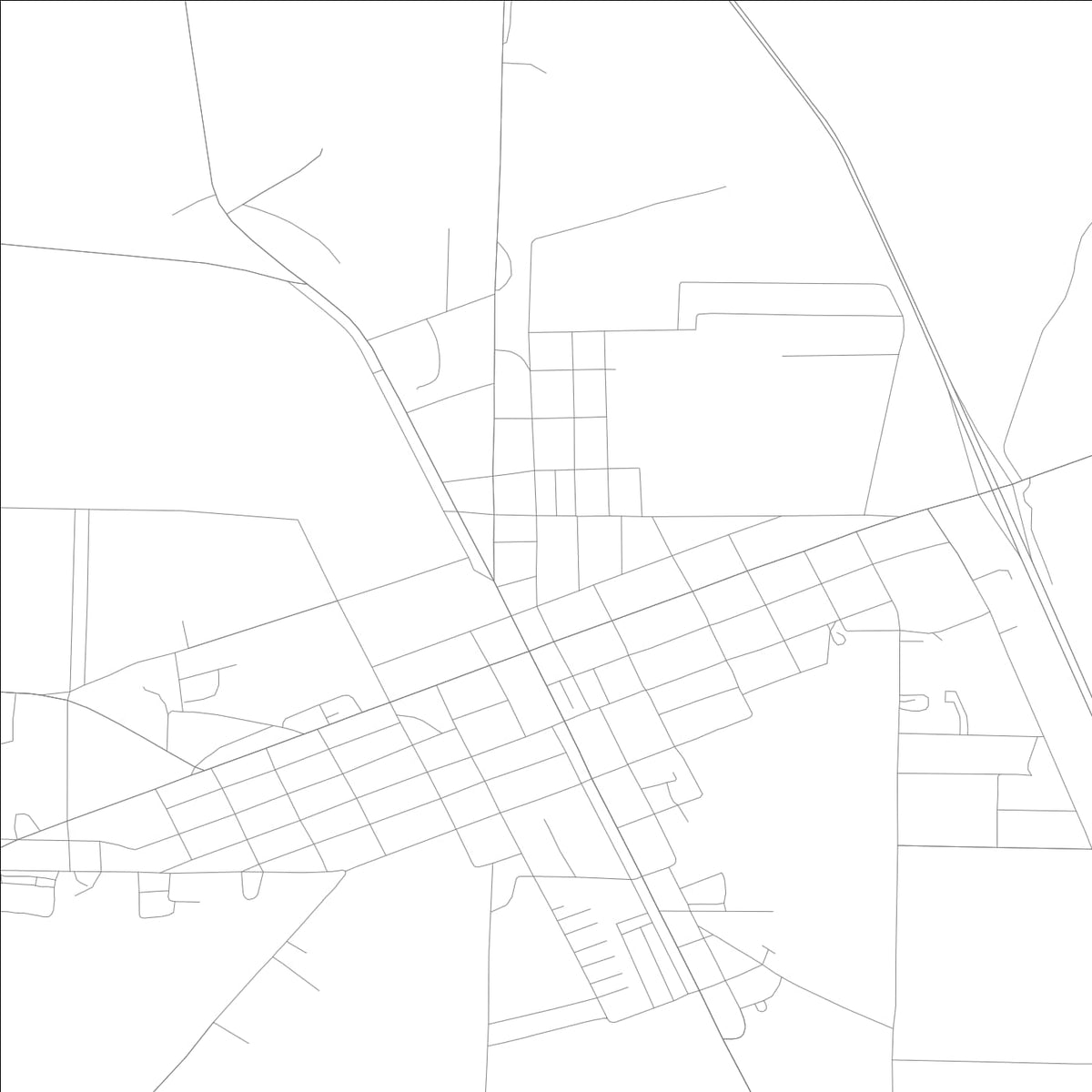 ROAD MAP OF ASHBURN, GEORGIA BY MAPBAKES