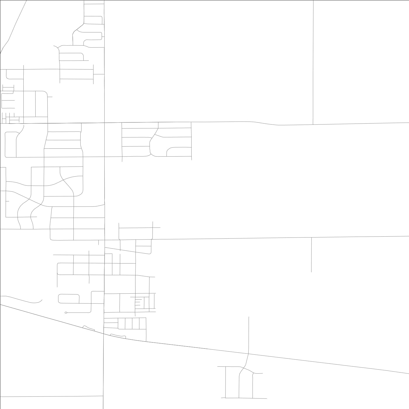 ROAD MAP OF CORTLAND, ILLINOIS BY MAPBAKES