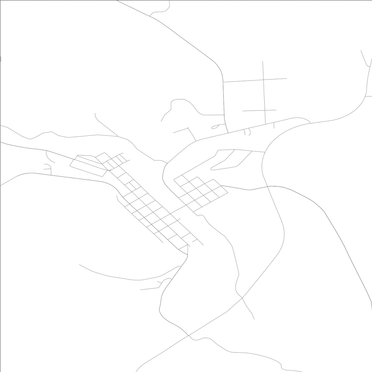 ROAD MAP OF ELKADER, LOWA BY MAPBAKES