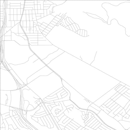 ROAD MAP OF COLMA, CALIFORNIA BY MAPBAKES