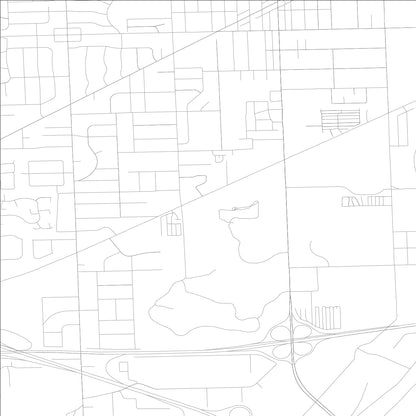 ROAD MAP OF COUNTRYSIDE, ILLINOIS BY MAPBAKES