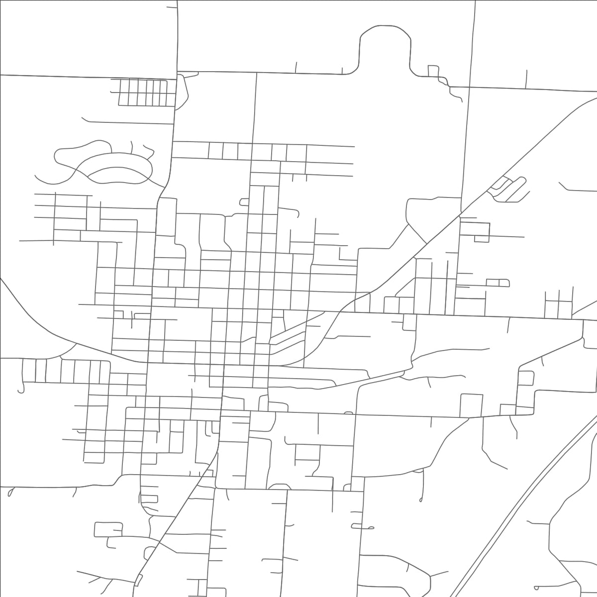 ROAD MAP OF ELDON, MISSOURI BY MAPBAKES