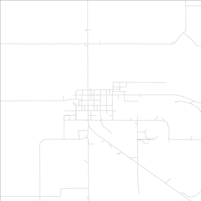 ROAD MAP OF COWDEN, ILLINOIS BY MAPBAKES