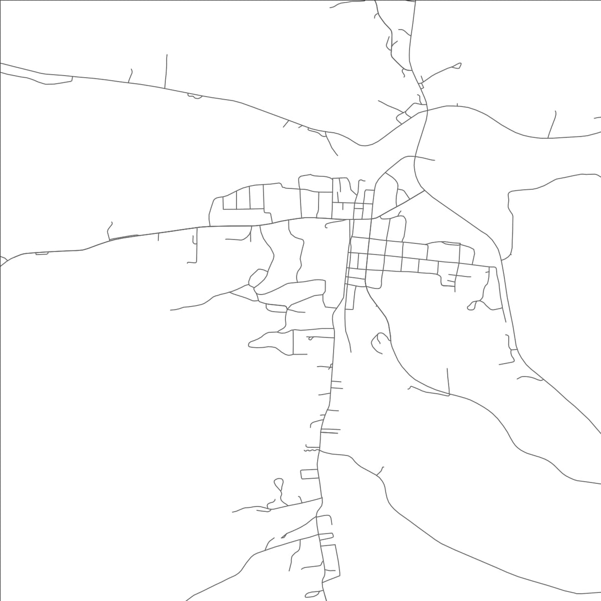 ROAD MAP OF ELLINGTON, MISSOURI BY MAPBAKES